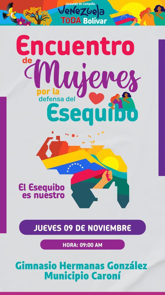 amarcanopsuv's tweet photo. Las fuerza de la MUJER patriota que ama su Patria sale en respaldo a la lucha por nuestro territorio. https://t.co/lLHmcM8fyy