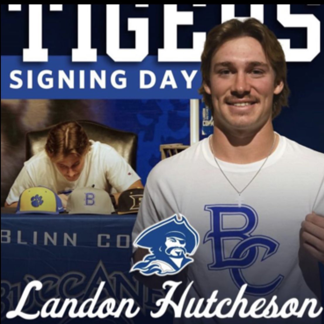 Congratulations to <a href="/fivestardfw/">Five Star Properties DFW</a> 2024  <a href="/LandonHutcheso5/">Landon Hutcheson</a> on signing his NLI today to attend Blinn College!