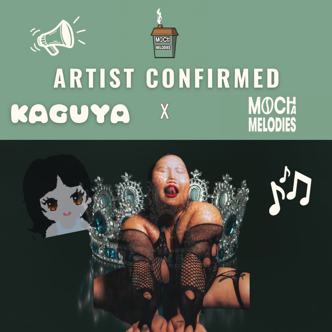 ARTIST ANNOUNCEMENT: <a href="/_pskaguya/">Kaguya</a> is Mocha Melodies ☕️🎶