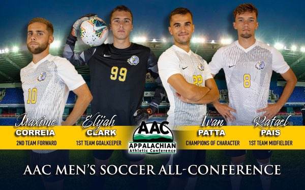 RU_Eagles's tweet photo. Congratulations to all of our student-athletes on our women’s volleyball, men’s soccer and women’s soccer teams that earned AAC All-Conference Accolades!! 🏐⚽️

#24Teams1RU🦅 https://t.co/E5CBL4JeN4