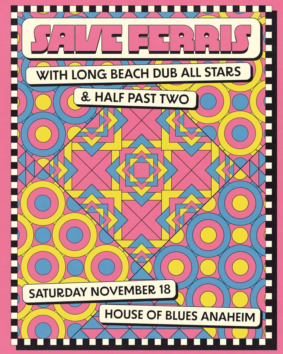 LB Dub Allstars (@lbdamusic) on Twitter photo Playing with <a href="/SaveFerris_1/">SAVE FERRIS</a> and <a href="/halfpasttwoska/">Half Past Two</a> at <a href="/HOBAnaheim/">House of Blues Anaheim</a> Nov 18th !!! Ska ska ska !! Who’s coming out to party with us ?
Get your tickets here: concerts.livenation.com/save-ferris-an… Playing with <a href="/SaveFerris_1/">SAVE FERRIS</a> and <a href="/halfpasttwoska/">Half Past Two</a> at <a href="/HOBAnaheim/">House of Blues Anaheim</a> Nov 18th !!! Ska ska ska !! Who’s coming out to party with us ?
Get your tickets here: concerts.livenation.com/save-ferris-an…