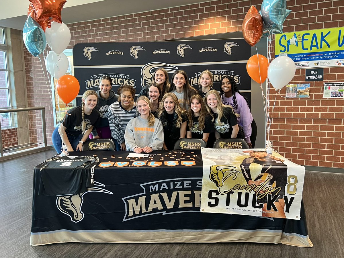Maize South Volleyball (@maizesouthvb) on Twitter photo A great day for Miss Cammy as she officially signed to The University of Tennessee to play volleyball. We are so incredibly proud of you, Cam!! #GoVols <a href="/CamdynStucky/">Camdyn Stucky</a> A great day for Miss Cammy as she officially signed to The University of Tennessee to play volleyball. We are so incredibly proud of you, Cam!! #GoVols <a href="/CamdynStucky/">Camdyn Stucky</a>