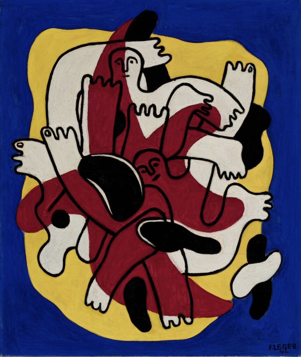 #AuctionUpdate: One of the very few oil paintings from the artist’s seminal Les Plongeurs series remaining in private hands, 'L’Étoile rouge (Les Plongeurs)' by Fernand Léger has sold for $1.2m #TheFisherLandauLegacy