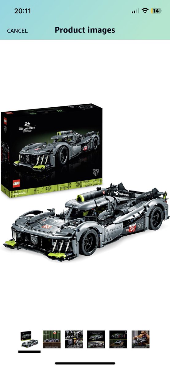 legolover99's tweet photo. LEGO 42156 Technic PEUGEOT 9X8 24H Le Mans Hybrid Hypercar

➡️ https://t.co/x51oVrSA1Y

# ad https://t.co/d1A9g1EXoj
