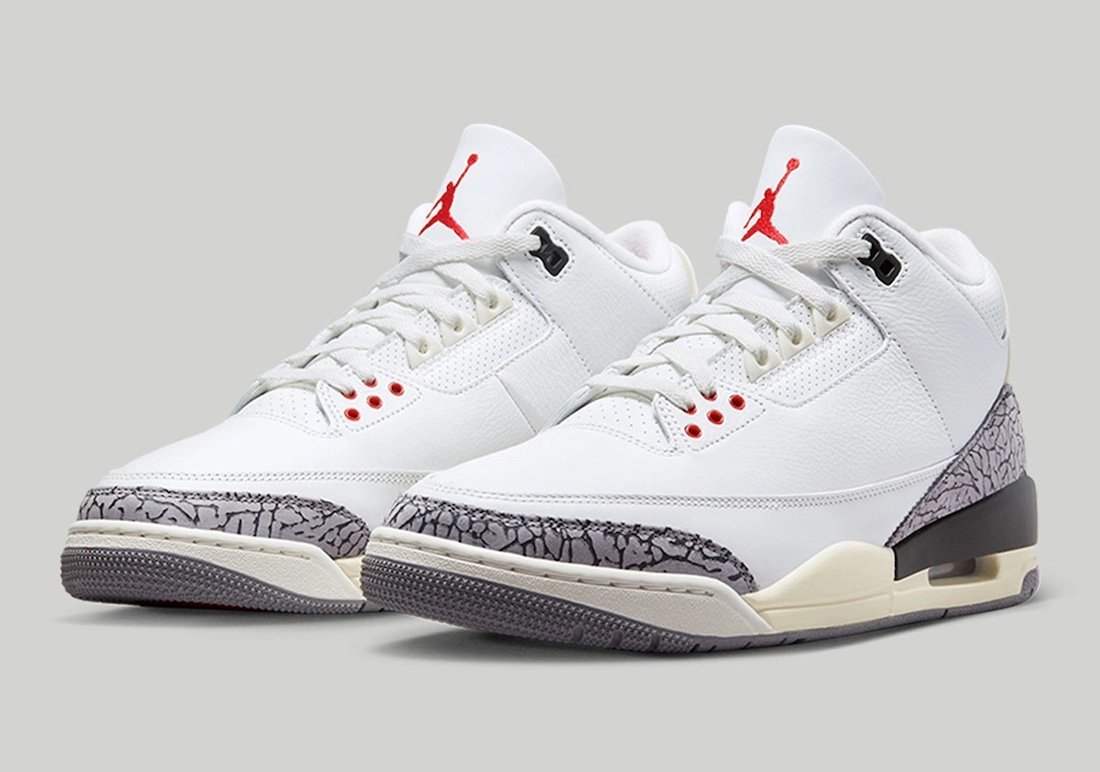 ComplexSneakers's tweet photo. Air Jordan 3 "White Cement Reimagined" https://t.co/WEa8wDEy29