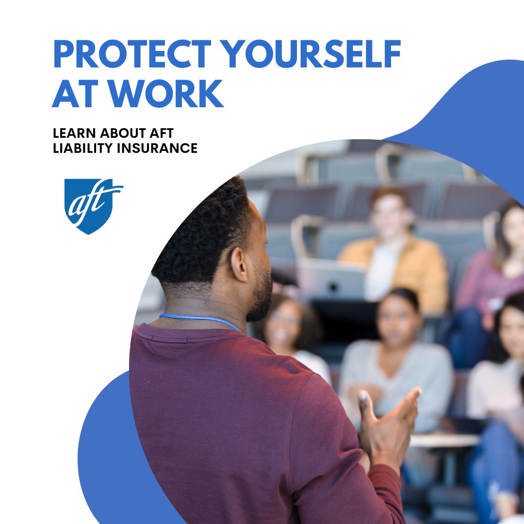 realAFT1828's tweet image. Are you an educator struggling to find 
#liabilitycoverage?  Our members have access to coverage that is specifically tailored to protect educators. Being a member ensures that you're in good hands in the event of a lawsuit. Read more at aft1828.org #AFT1828 #VCCCD