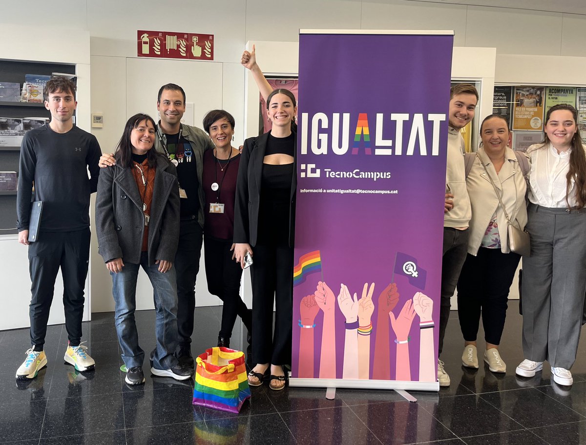 1a reunió 23-24 de la Comissió d’Estudiants d’Igualtat <a href="/TecnoCampus/">TecnoCampus</a> #orgull #equip #respecte #igualtat #unitat #projectes #UI 🟣🏳️‍🌈💟