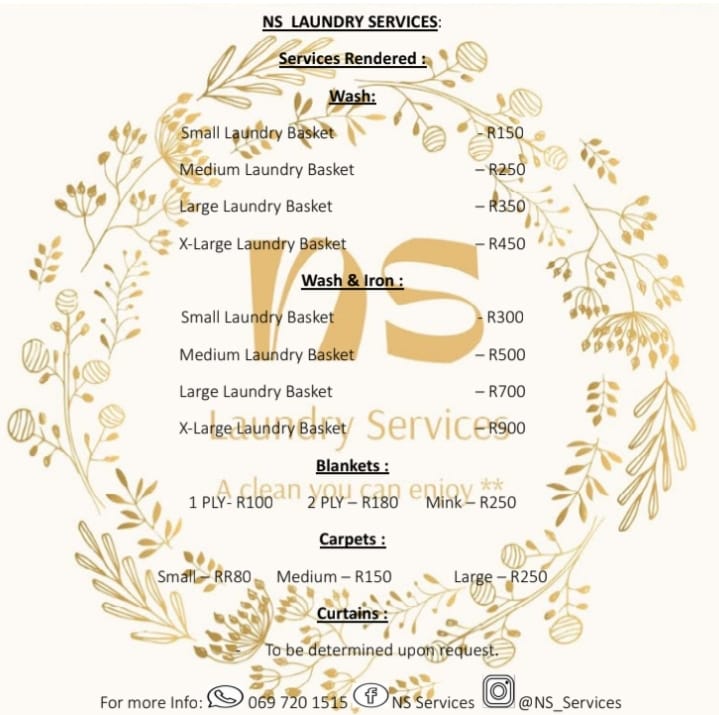 TheBlackOrgani1's tweet photo. FAST,EFFICIENT RELIABLE LAUNDRY SERVICE AVAILABLE IN AREAS AROUND VOSLOORUS.
Contact Details Available Below.
#JuliusMalema
#Malema
#BRICS
#Cindi https://t.co/PecfKXLrAu