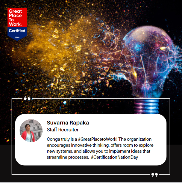 Life at Conga INDIA tweet media