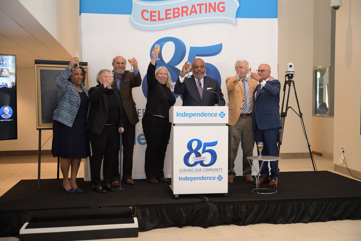 IBX's tweet photo. 🎉 We were excited to celebrate 85 years as Philadelphia’s hometown health insurer during a festive event at IBX Headquarters yesterday! Thank you to all our associates, members, customers, and community partners for being a part of our history. https://t.co/EKRbvIiLMF. #IBX85 https://t.co/vRDEocxcMI