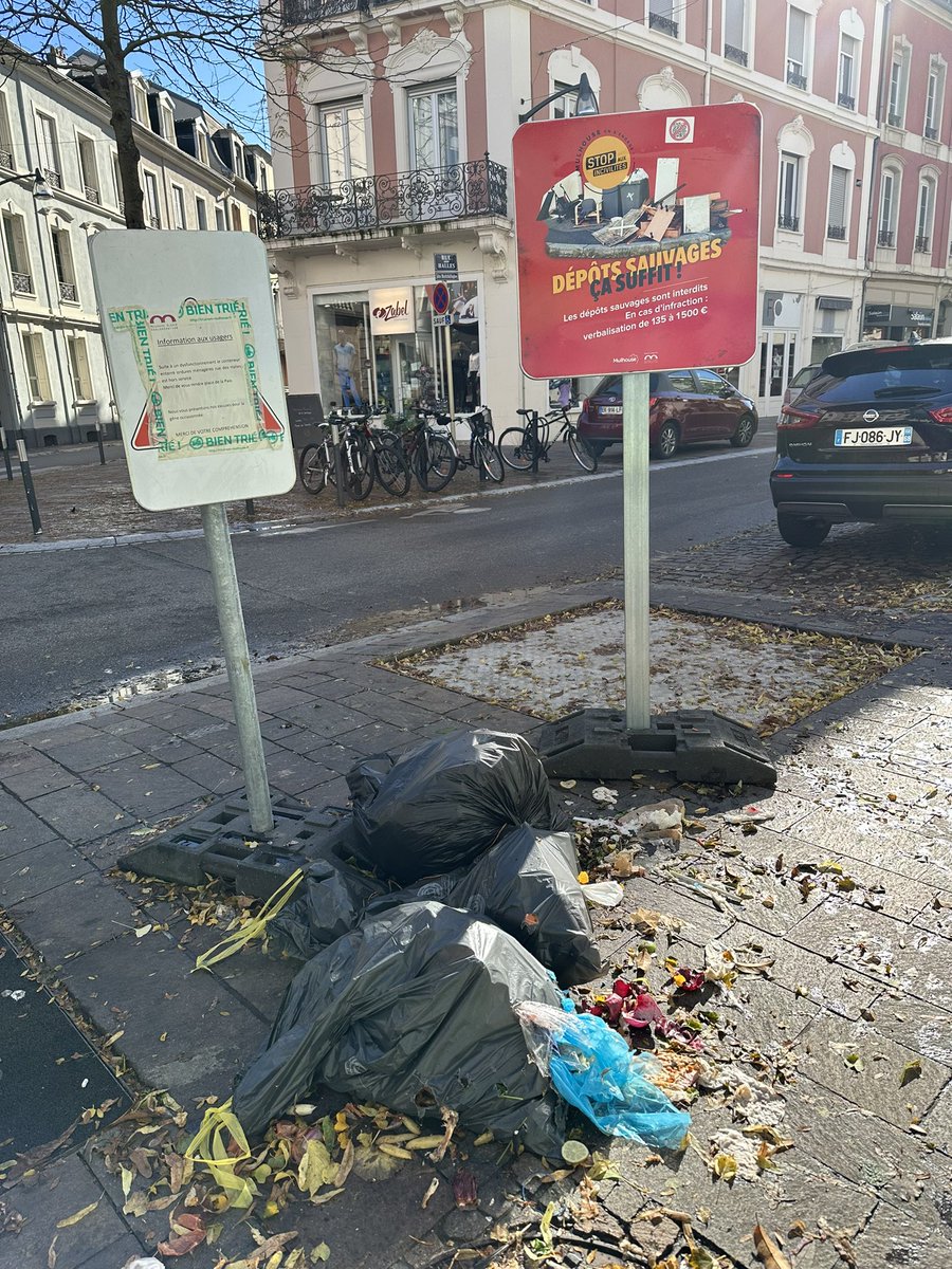 ladylazarus68's tweet photo. A priori, le panneau ne suffit plus ! A quand des vraies sanctions ? @mulhouse #mulhouse @LutzMulhouse #alloproximite https://t.co/OSZ4bJsguD