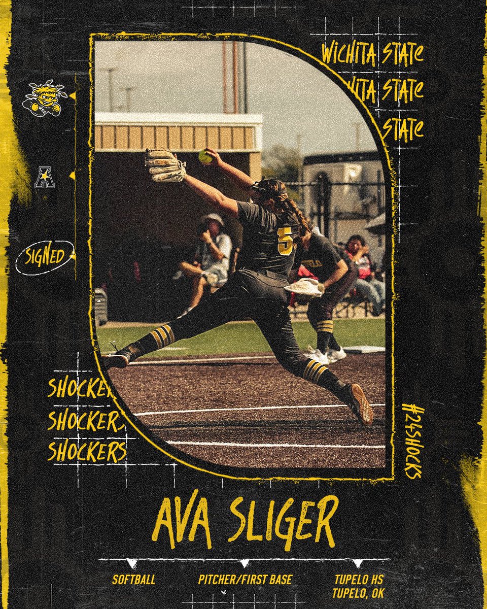 A big time addition to the circle.

Nearly 1K strikeouts during her prep career in Oklahoma, and now she's a Shocker 🌾

Welcome to the family, Ava!