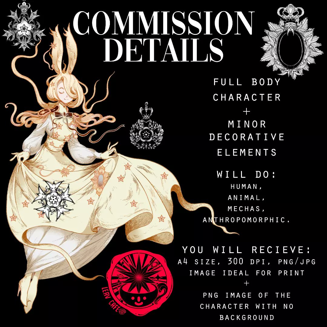 leavcafe's tweet photo. Hello! 
Xmas is close at hand, as such im opening commission slots!

You can email me at leavcafe@gmail.com for more info, inquiries or questions!

Ty! ☕☺
#commissionsopen #Commission #commissionart #illustration https://t.co/uBtiXqTjDj