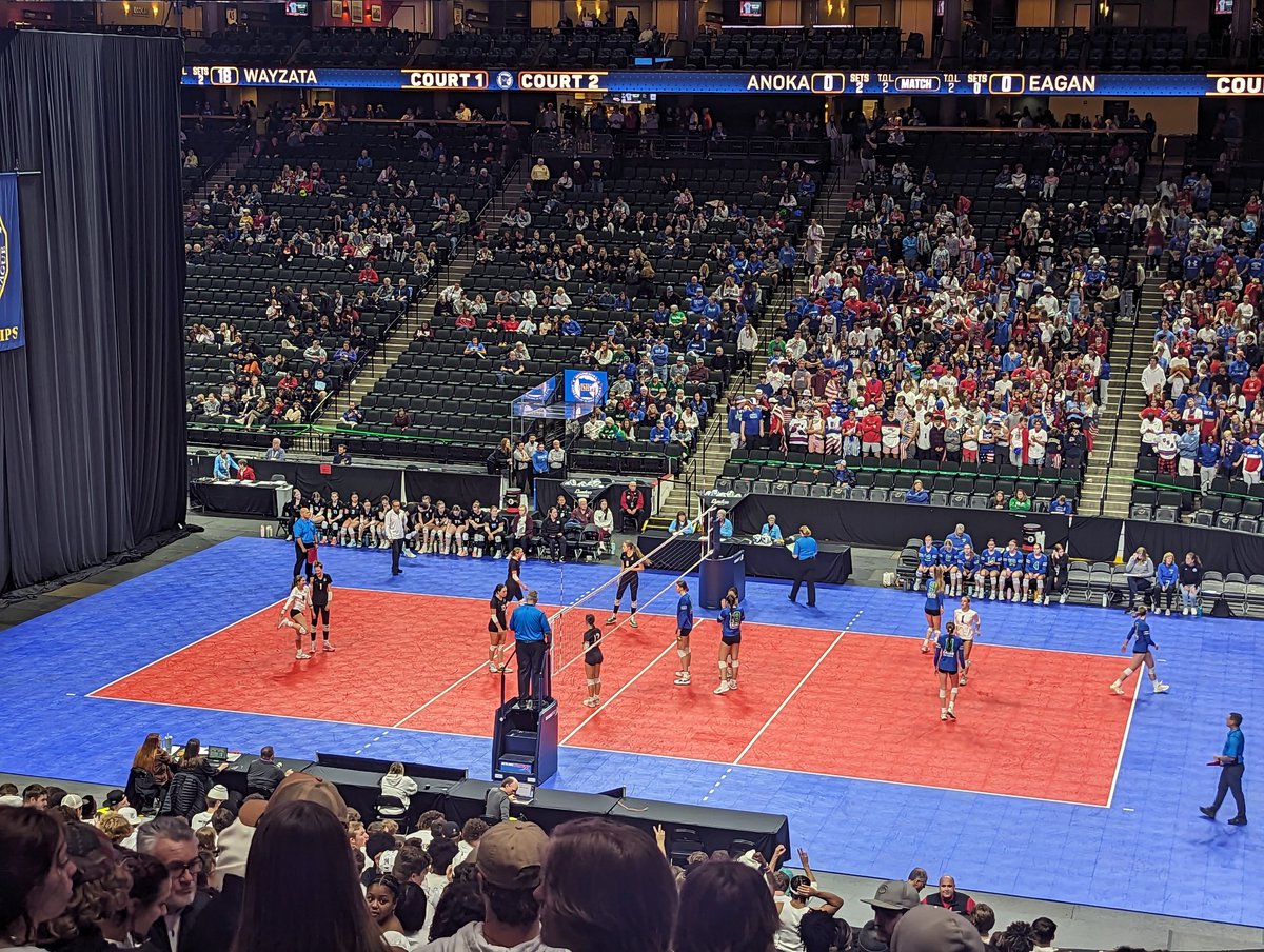 Good luck to the Anoka High School Girls Volleyball Team at the State Tournament at Xcel Energy Center! Go Tornadoes!!! @AHSchools @AnokaActivities