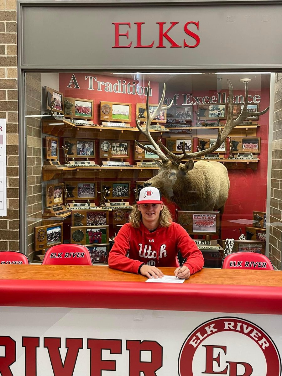 Congratulations Sam on signing your NLI with Utah to play baseball!  They are getting an awesome young man!  <a href="/samstockman2/">sam stockman</a> #ElkPride!