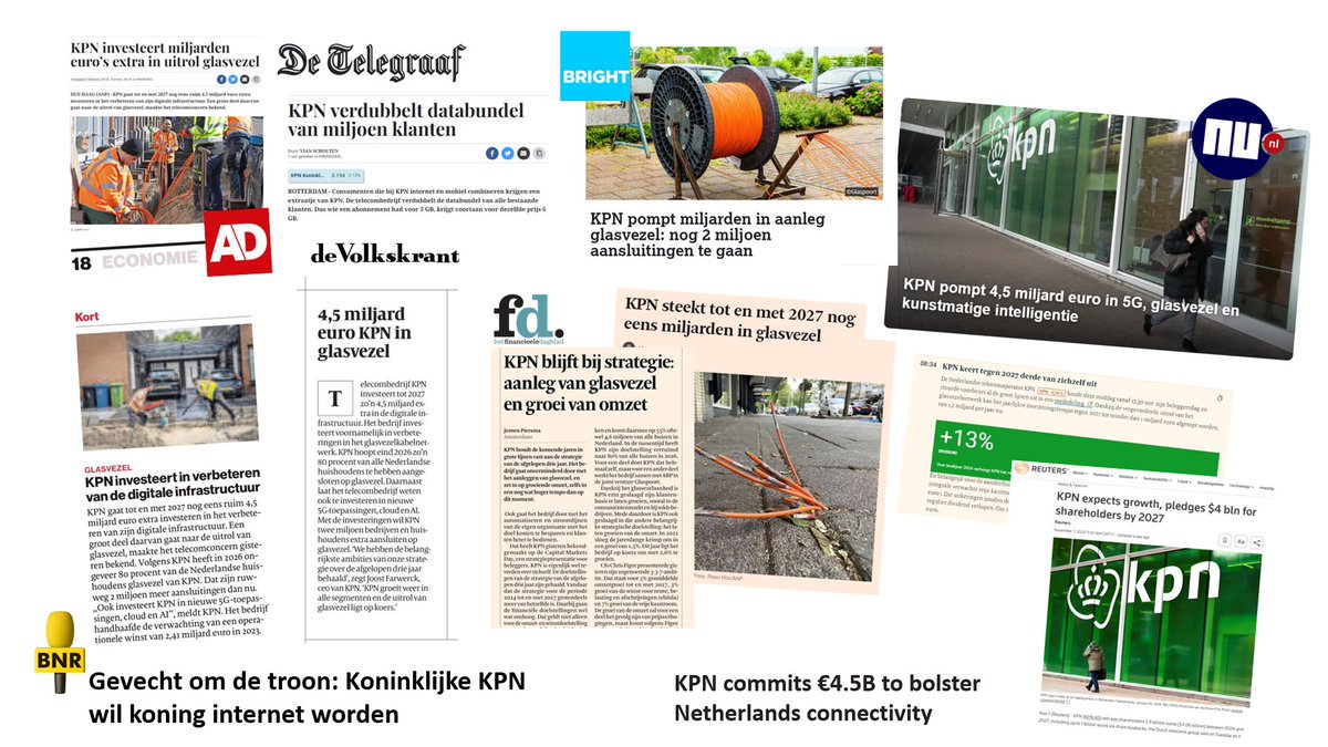barthoboer's tweet photo. Gisteren presenteerden we bij @KPN de strategie: Connect, Activate &amp; Grow. 
We liggen op koers en gaan volle vaart vooruit. En we komen met nieuwe diensten en betere digitale service voor onze klanten.
In de krant zag dat er zo uit ⤵️
Met dank aan @stijnwesselink en @smyter https://t.co/VGIe7TmkOD