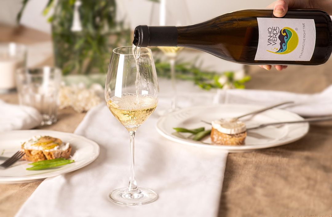 Pour something special this week.✨ Vinho Verde's freshness and food-friendly nature make them a great choice for #pairing with a variety of cuisines. What's your favorite meal to serve up with a glass of Vinho Verde?
