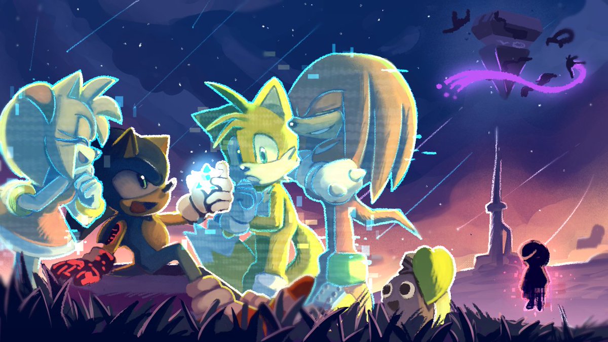 chila_artz's tweet photo. CM for @/ GamesCage_ 

Its been a year since this game released and I'm so happy to see how Sonic Frontiers made a positive impact to many 💖
#SonicFrontiers https://t.co/99BcygsobS