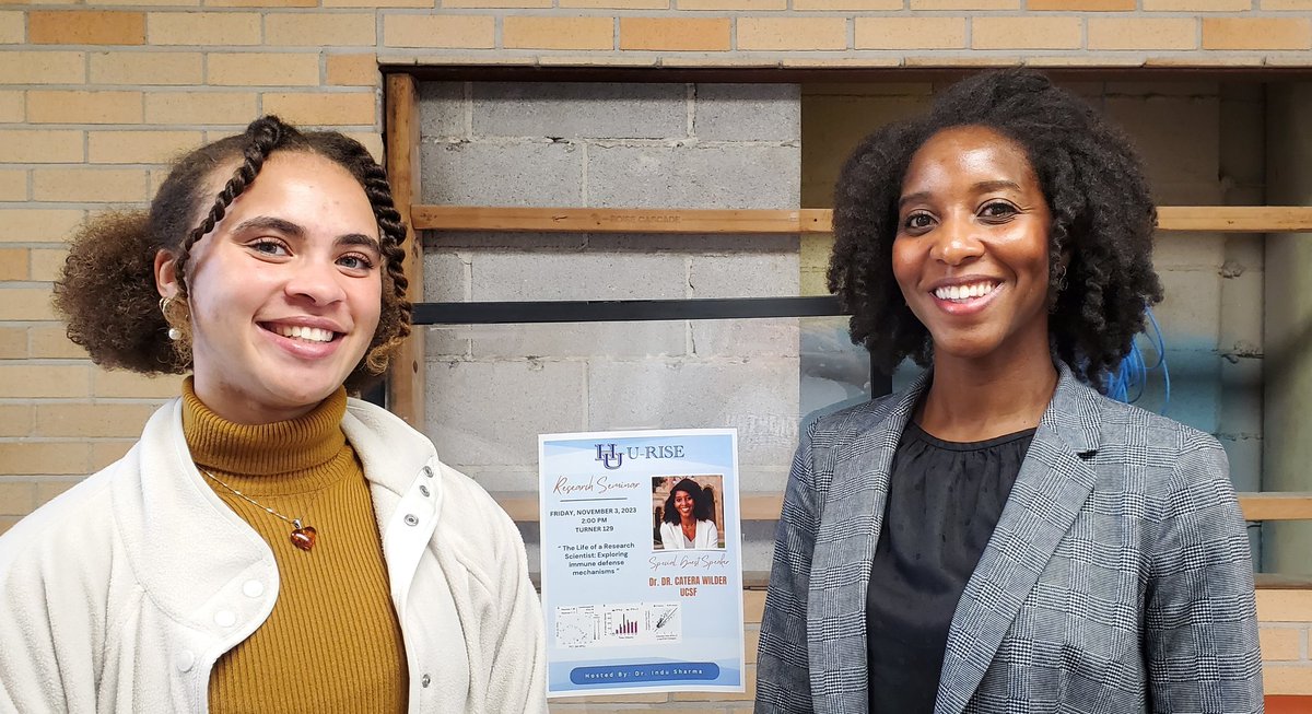 Wilder_Lab's tweet image. Last week I met with the students in the URISE program @_HamptonU about the various opportunities with @UCSF_PROPEL, @UCSFGradDiv and @ucsfpharmacy. A highlight was bringing my grad student, Emilie, to share the experience. Thanks to @indu_microbio for hosting me! #HBCU #UCSF