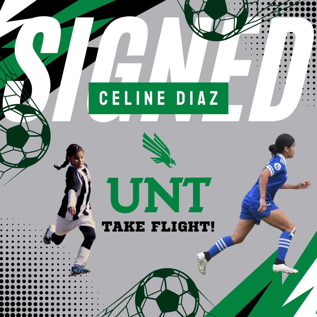 CONGRATULATIONS CELINE!

💚💛⚽️🖤💚

<a href="/CelineDiaz06/">Celine “C” Diaz</a> <a href="/Birdville_High/">Birdville High</a> <a href="/HawkNationGirls/">Birdville Hawks Female Athletics</a> <a href="/BirdvilleISD/">Birdville ISD</a> <a href="/MeanGreenSoccer/">UNT Soccer</a>