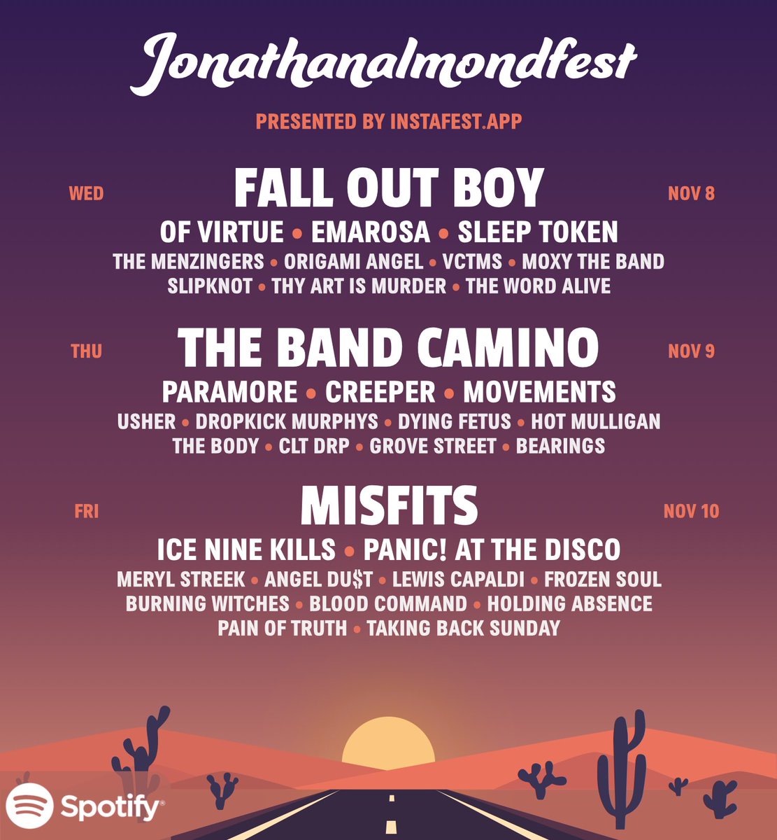 jonathannalmond's tweet photo. Raging there’s no Sade, Wet Wet Wet or Simply Red but it will be a good laugh. #spotifyfest https://t.co/Z7LeavjXv8