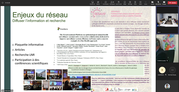 PoleAnimal_Coop's tweet photo. #Résavip, réseau national de surveillance des virus influenza porcins, coordonné par @lacoopagricole a tenu aujourd'hui une matinée d'information à l'attention des membres du dispositif afin de pouvoir dresser le bilan de son fonctionnement et de la surveillance 2022.
#OneHealth https://t.co/U4rjVh8Eqx