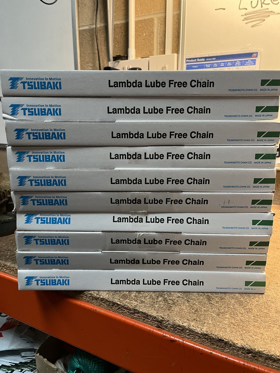 50m of maintenance free chain heading out the door today