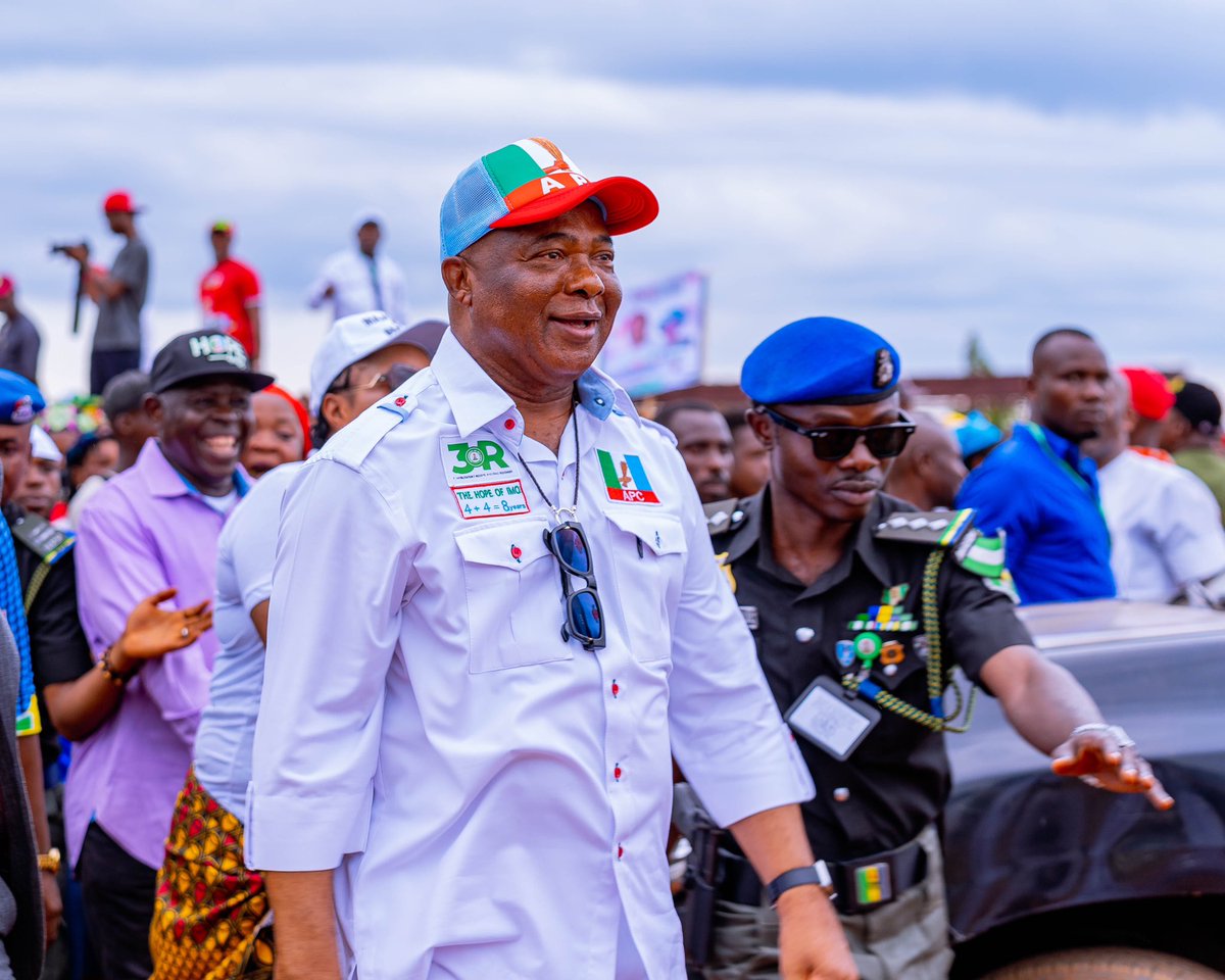 Chioma_Uzodimma's tweet photo. My beloved husband's campaign visit to the Okigwe North Federal Constituency during the rally held at Okwe in Onuimo LGA, Imo State offered us a chance to ponder over the city's history, its current state, and the bright future it holds.

1/5 https://t.co/70ri8f711O