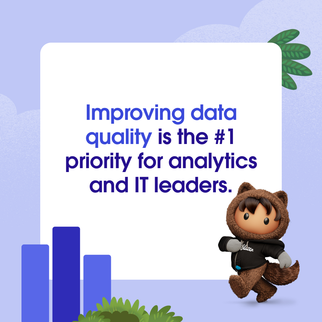 SalesforceforIT's tweet photo. In the age of AI, data is everything. 

The #StateOfData and Analytics report is your resource on how to build your data foundation and navigate advancements in AI. https://t.co/pWahbNKnTs https://t.co/9QzHQHSDop