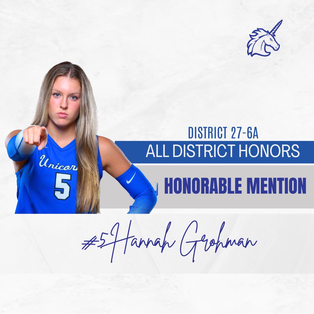 Congrats to <a href="/KatieWadas22/">Katie Wadas</a>, Hannah Grohman and Brooklyn Kasuba on earning Honorable Mention All District Honors - we are so proud of you!