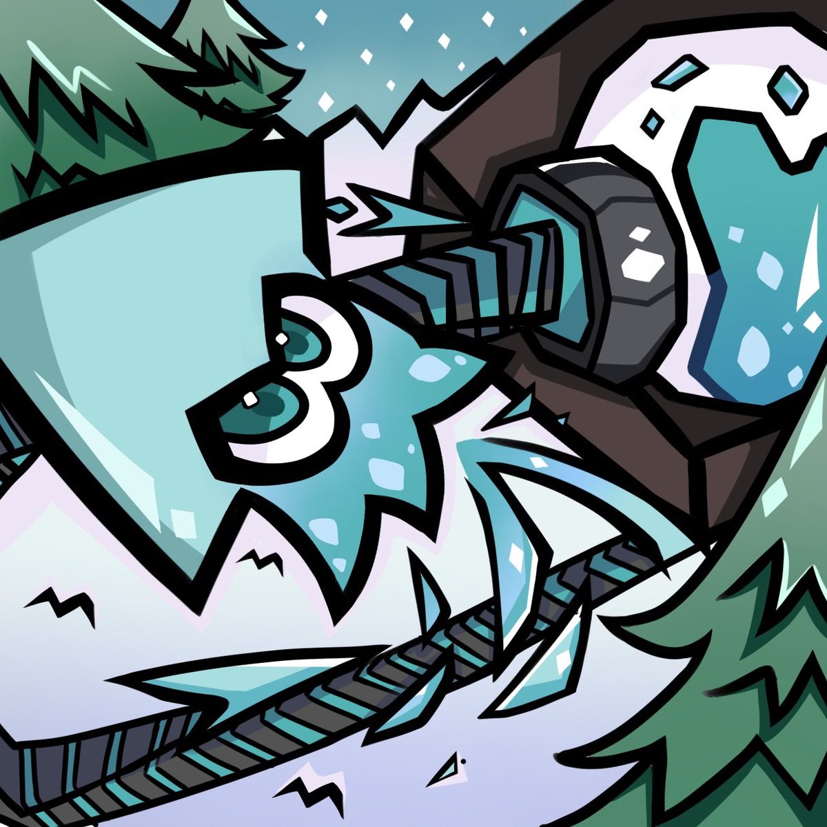 KiKait0's tweet image. Icon i made for @InklineOrg ! (=^▽^)σ