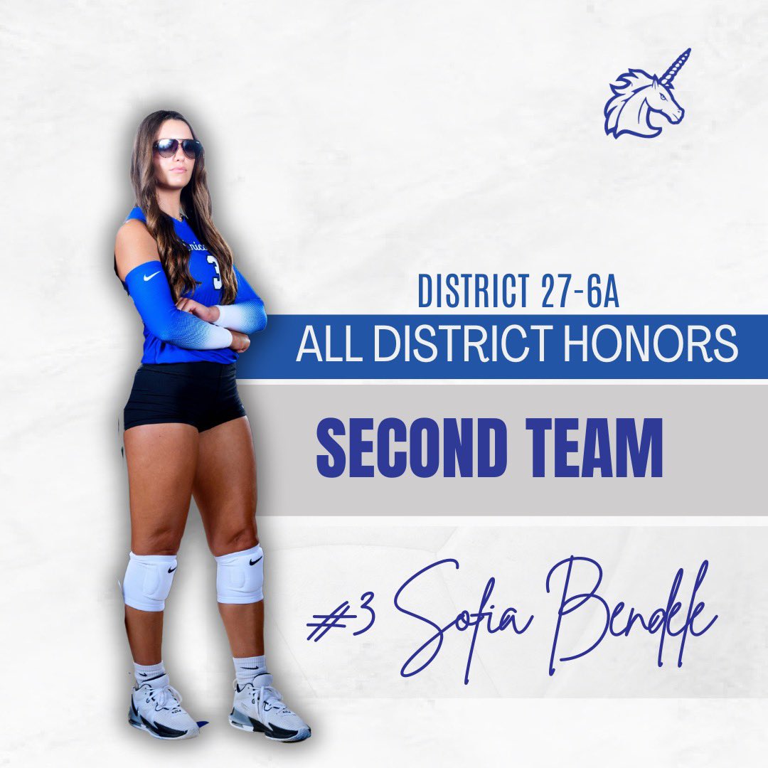 Congrats Jae Reyes, Sophia Bendele, and @Kendall_VB2026 on earning 2nd Team All District honors. We are so proud of you!