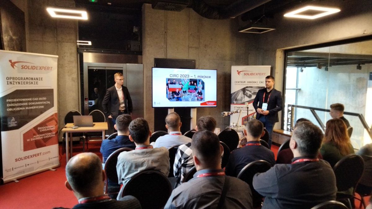 AGH Space Systems (@aghspacesystems) on Twitter photo During today's <a href="/SOLIDEXPERT/">SOLIDEXPERT</a> conference, our members shared the story of #Kalman_rover 🦾 Thank you for the invitation 🥰 During today's <a href="/SOLIDEXPERT/">SOLIDEXPERT</a> conference, our members shared the story of #Kalman_rover 🦾 Thank you for the invitation 🥰
