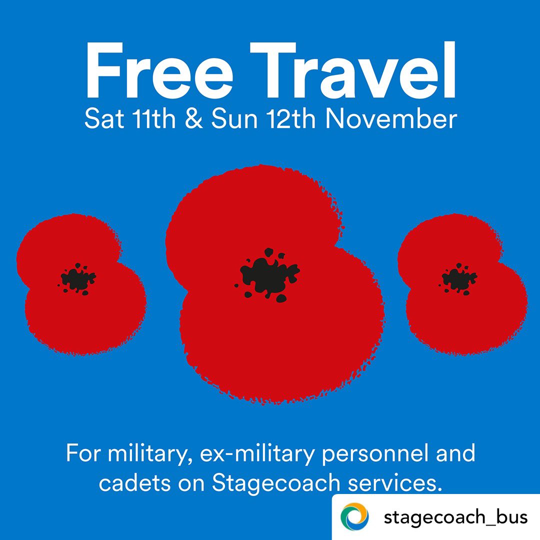 Stagecoach Thankyou. Please spread the word to the Veterans you may know.