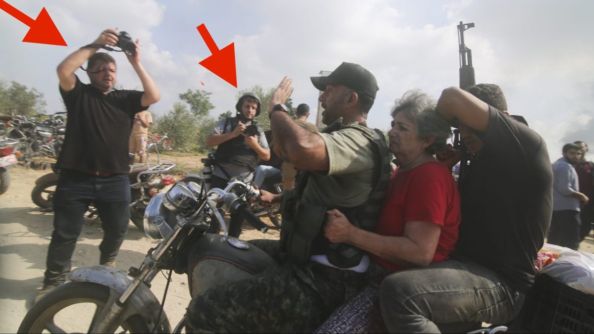 🚨 Breaking: AP, CNN, NY Times, and Reuters had journalists embedded with Hamas terrorists on October 7th massacre