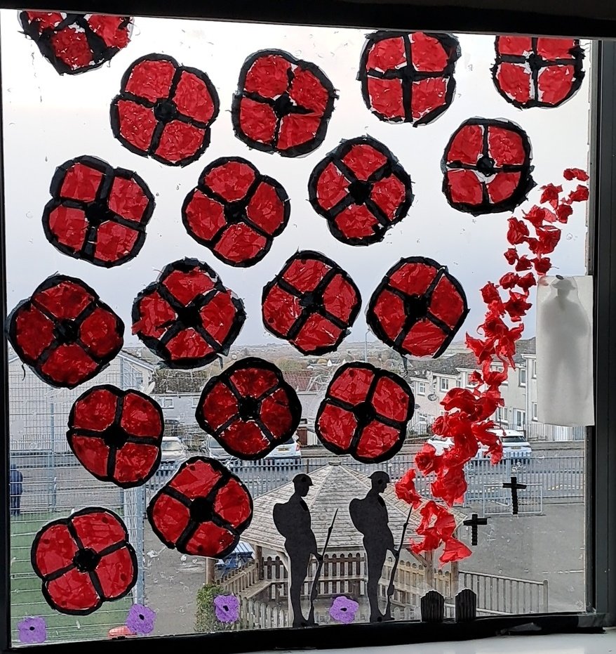 JemmaAnderson12's tweet photo. Primary 6 learned about the significance of the poppy and the important work @poppyscotland do. https://t.co/Y6GO5kH4Be