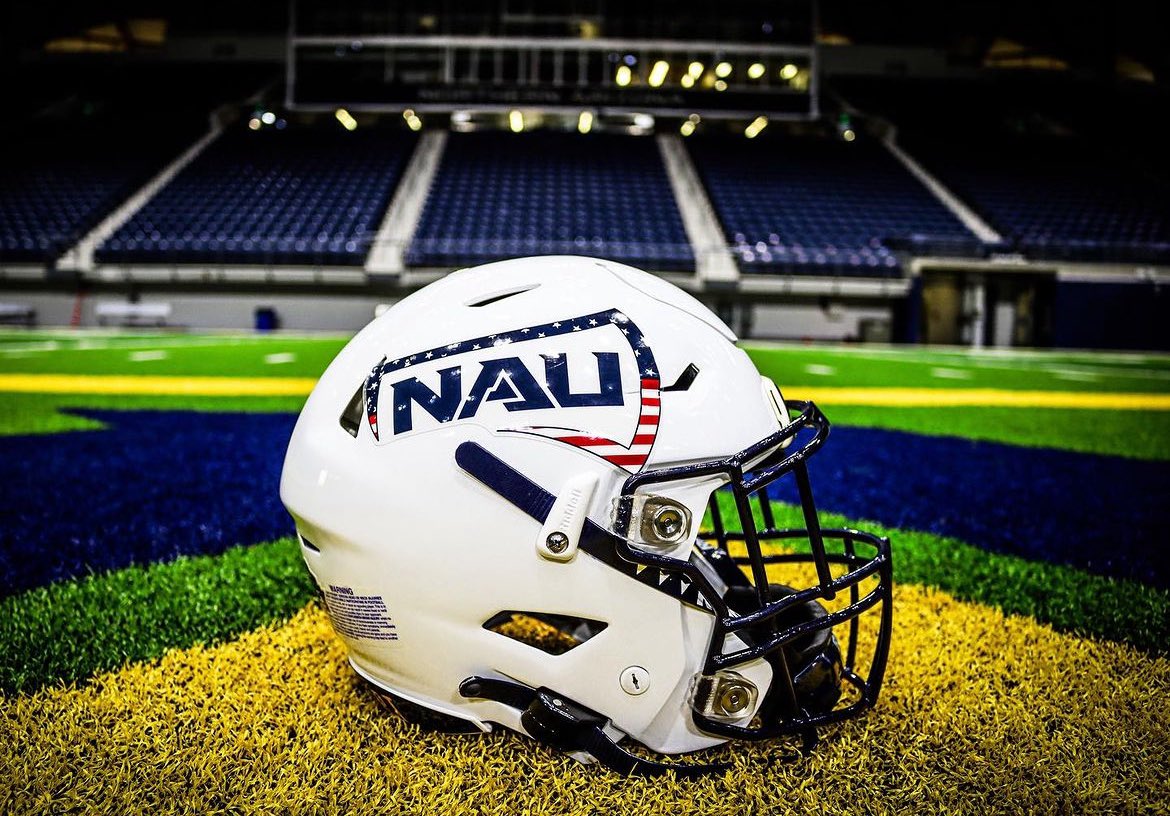 UNISWAG's tweet photo. The lids for @NAU_Football 

#uniswag https://t.co/3jibdfqmoa