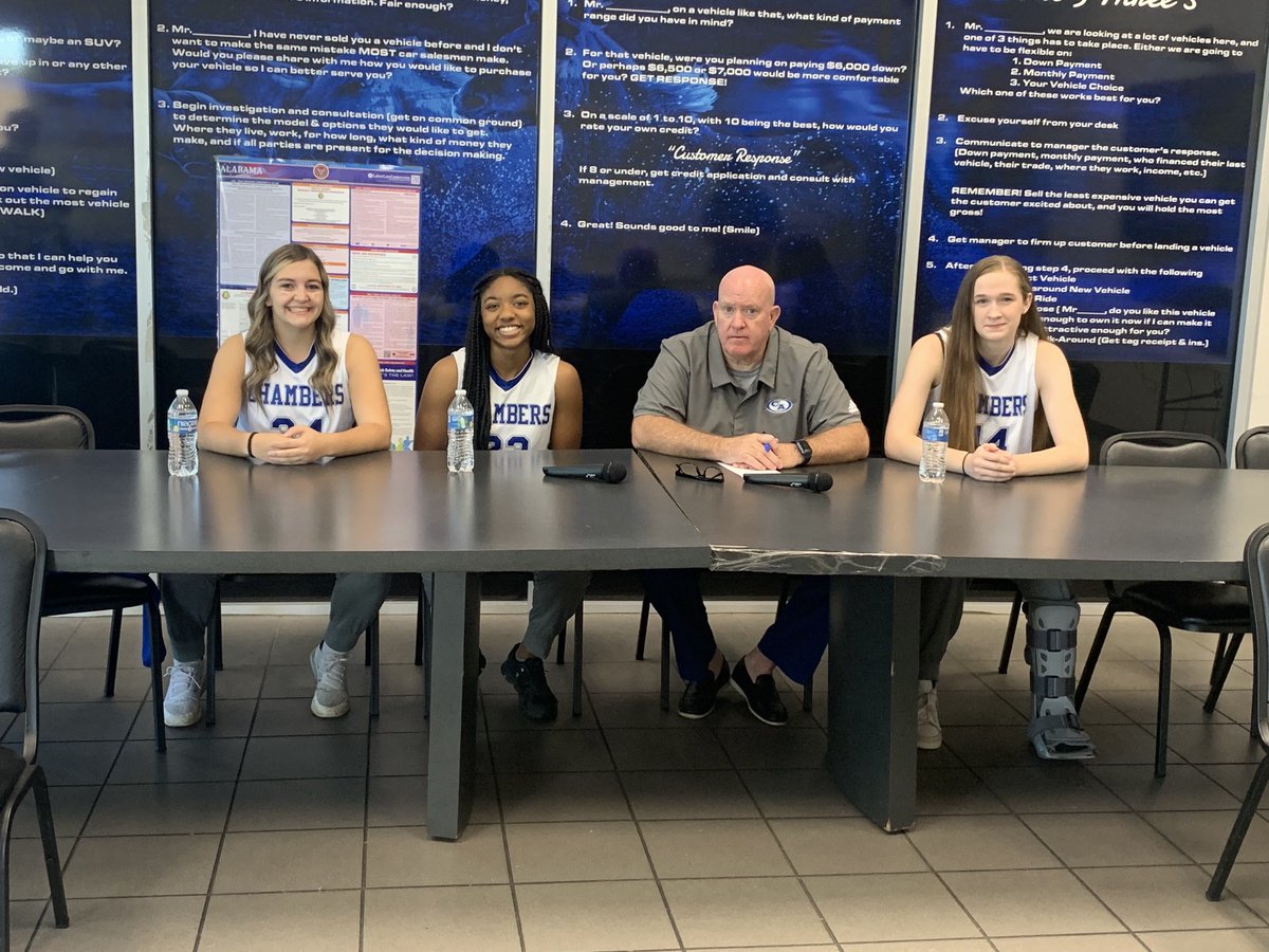 Our Lady Rebels representing CA at the East Central Alabama Basketball Media Days. Thank you for having us and to Opelika Ford for hosting.