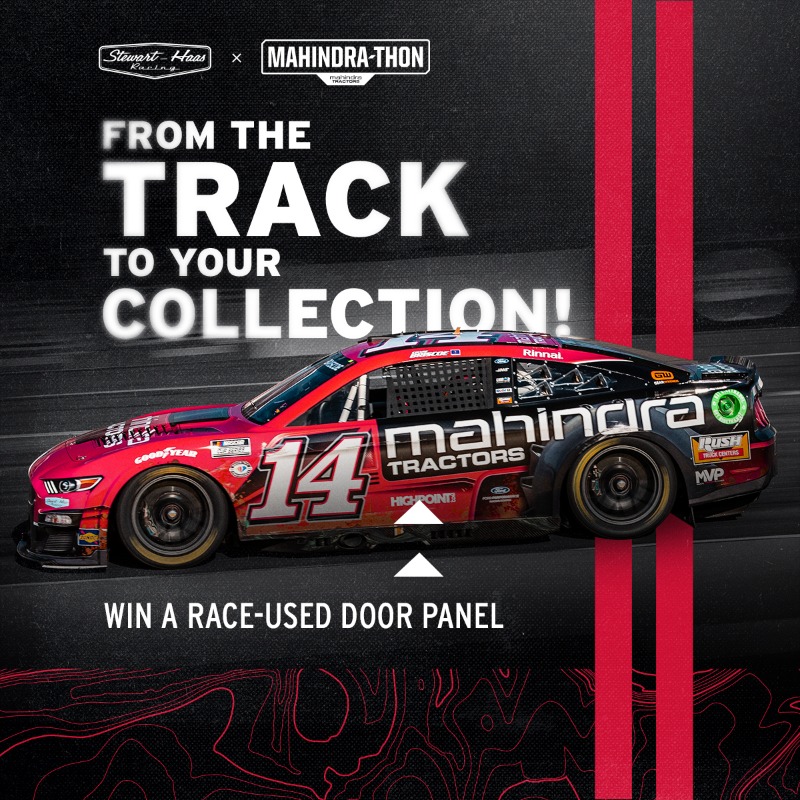 HaasFactoryTeam's tweet photo. From one tough race car.

RT for the chance to win a race-used door panel from the 2023 No. 14 @Mahindra_USA Ford Mustang.
