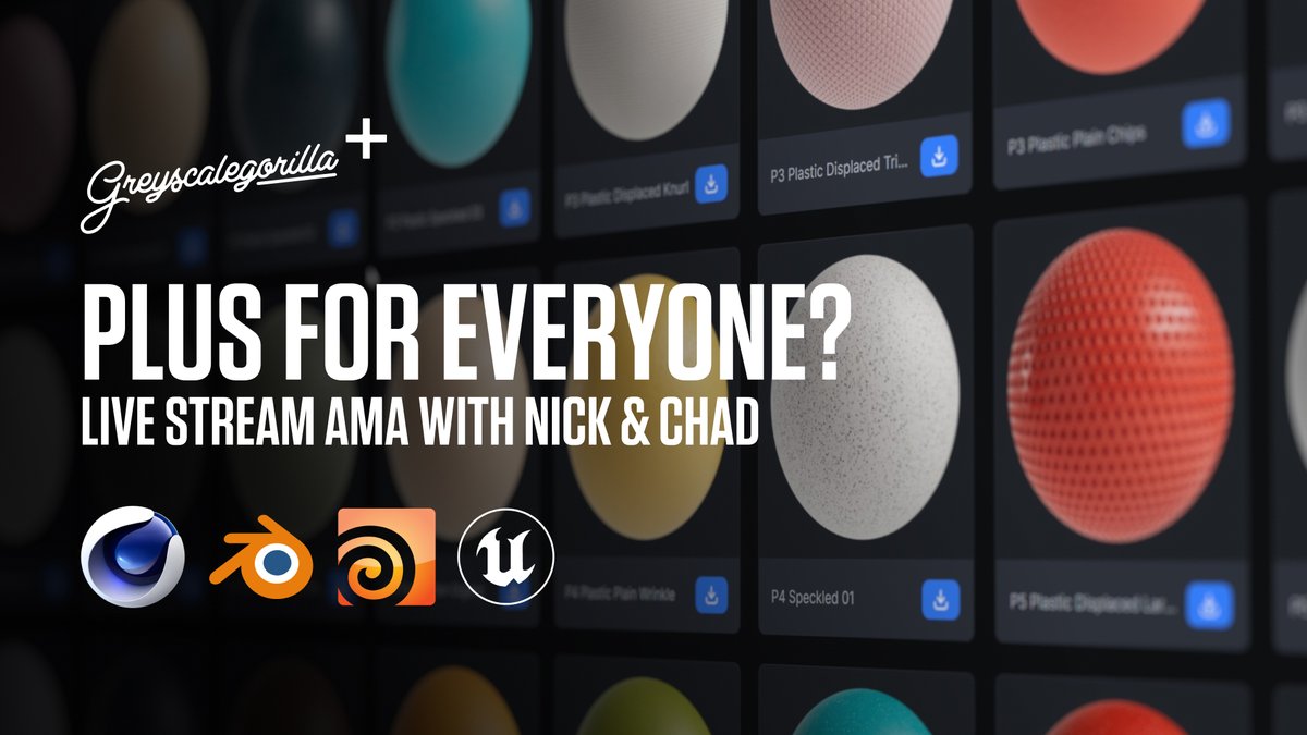 GSG3D's tweet photo. Did you hear? Our online library is now compatible with ALL 3D apps!

How does this work? Who has access? You’ve got questions and we’ve got answers.

Join @nickvegas  &amp; @cgpov next Tuesday @ 2pm CT for a LIVE Q&amp;A all about #plus4everyone!

Set a reminder: https://t.co/rXD5qiz7ai https://t.co/H41xPIMhAt