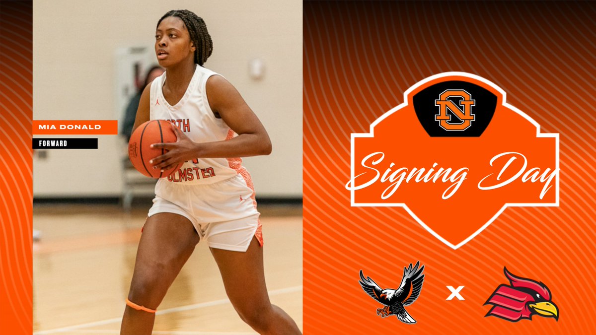 This week Senior Mia Donald signed her letter of intent to play basketball at Wheeling University! 
<a href="/KoontzNohs/">NOHS_koontz</a>
<a href="/NOCSEagles/">NorthOlmstedSchools</a>
<a href="/NOEagles/">North Olmsted Eagles</a>
<a href="/OstrowskiNoelle/">Ms_NOstrowski</a>
<a href="/CounselorsNOHS/">NOHS Counselors</a>
<a href="/Brand_Dave/">Dave Brand</a>
<a href="/d_flood72/">Daniel Flood</a>
<a href="/stuconohs/">NOHS Student Council</a>