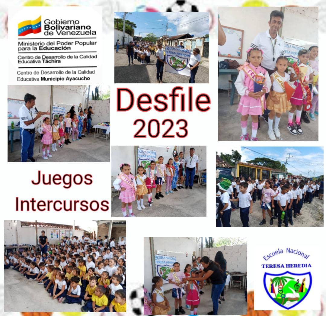 #08Nov Desde la Coordinación de Comunidades Educativas y Vocería de  Deporte y Cultura las instituciones educativas del #MunicipioAyacucho realizan la inauguración de los juegos inter cursos 

<a href="/NicolasMaduro/">Nicolás Maduro</a>
@MPPEDUCACION
<a href="/_LaAvanzadora/">Yelitze Santaella</a> 
<a href="/Berzabethg1/">Berzabethgandicaoficial</a> 
<a href="/CDCETachira/">CDCE Táchira</a>