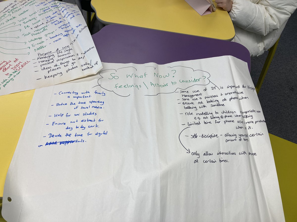 Da Iawn yr3! 👏🏻 <a href="/USWDepEd/">Early Years Study at USW</a> - summarising all we’ve learned in the last 8 weeks on #digitalpedagogy #digitalstorytelling #onlinesafety #multimodalplay in the early years - ‘technology is a tool, it’s the teacher that’s important’ . Can’t wait to read your digital storybooks 🌟