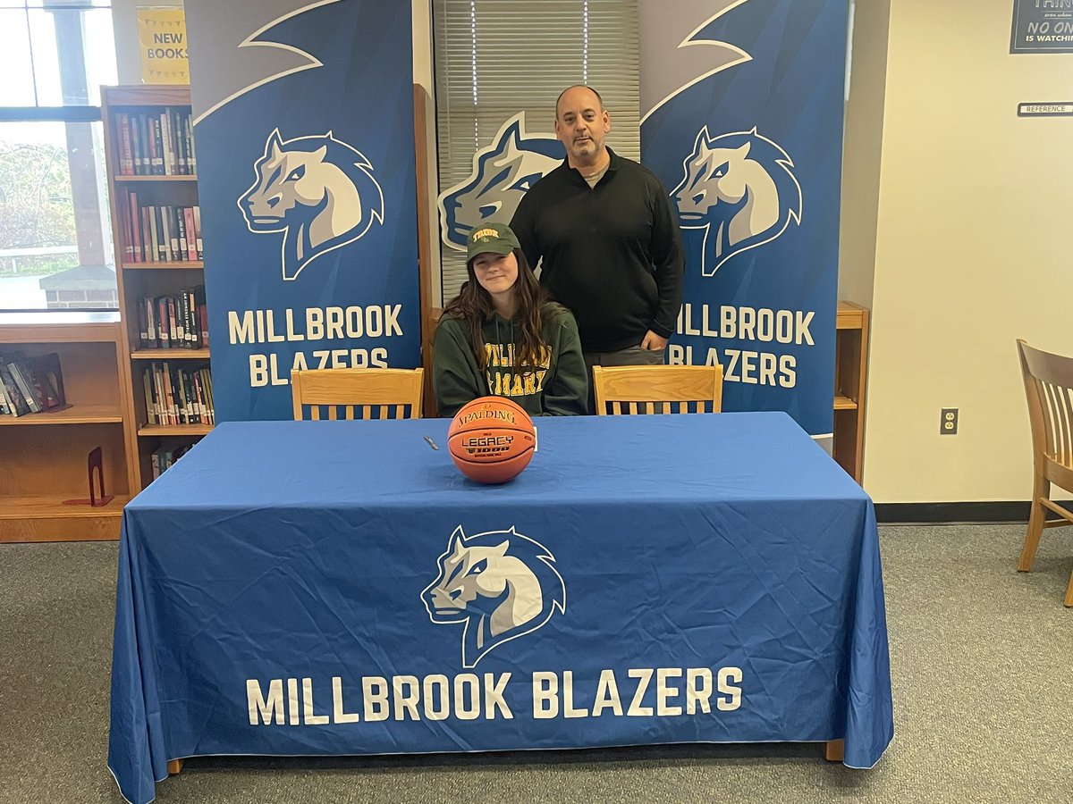 Athletics_MCSD's tweet photo. Natalie Fox signs her NLI to play Division 1 women’s basketball at The College of William and Mary on a full scholarship. Congratulations Natalie!
Go Blazers! https://t.co/z6D6xADXUL