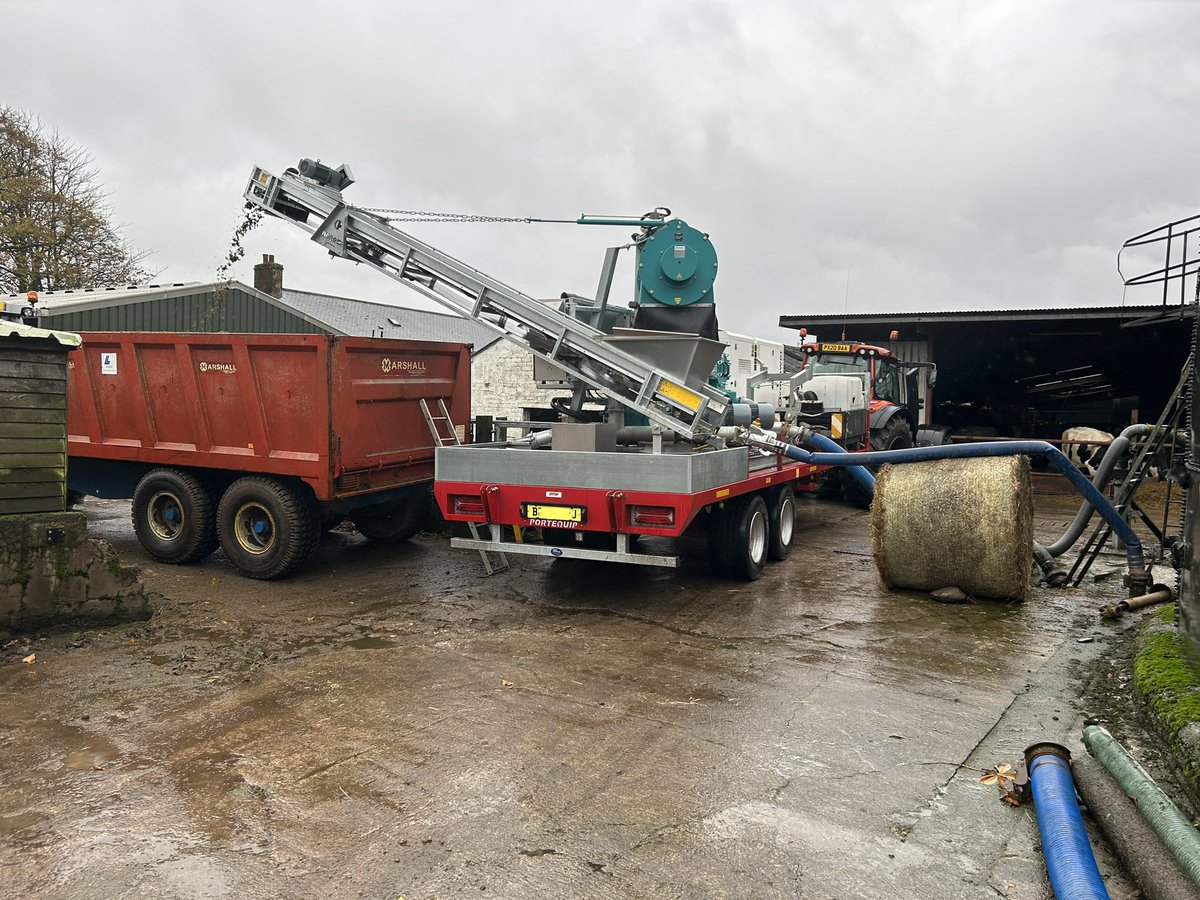 AndyRae79's tweet image. Our new high capacity mobile slurry separator on the go in SW Scotland and Cumbria.
#slurry
#separator
#Borger
#Farmcontractor
#Dairyfarming
#AD