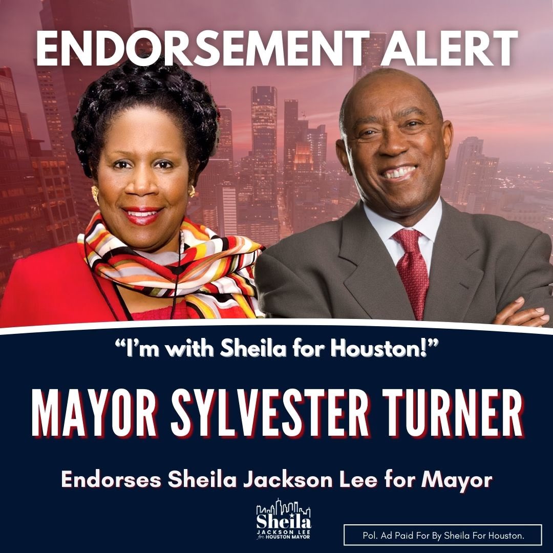 Thank you Mayor <a href="/SylvesterTurner/">Sylvester Turner</a> for your endorsement today and your support during these years. It’s been a pleasure working with you and I hope this inspires many Houstonians to go out and vote in December.