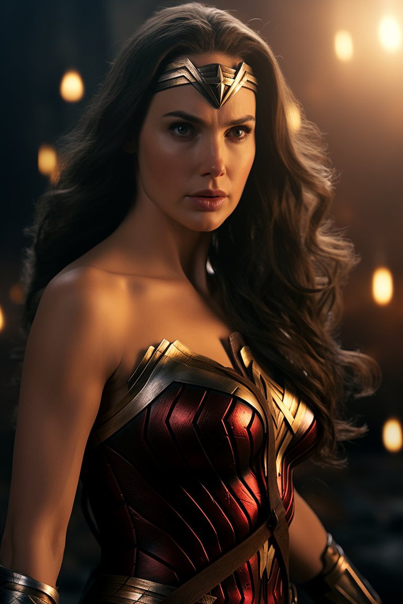 🗡️🌟 Au cœur de la bataille ou sous les projecteurs, #WonderWoman incarne le courage à chaque instant. Qui est avec nous pour célébrer la guerrière d'Amazone ? #DCComics #GalGadot #JusticeLeague #Heroine #FemmeFort