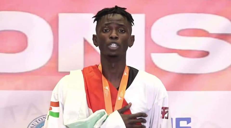 colonelabdraman's tweet photo. Félicitations à Nouridine Issaka   58Kg notre CHAMPION D’AFRIQUE à l’âge de 18 au Championnat d’Afrique à Abidjan 2023. https://t.co/Zp1nb7nlYd