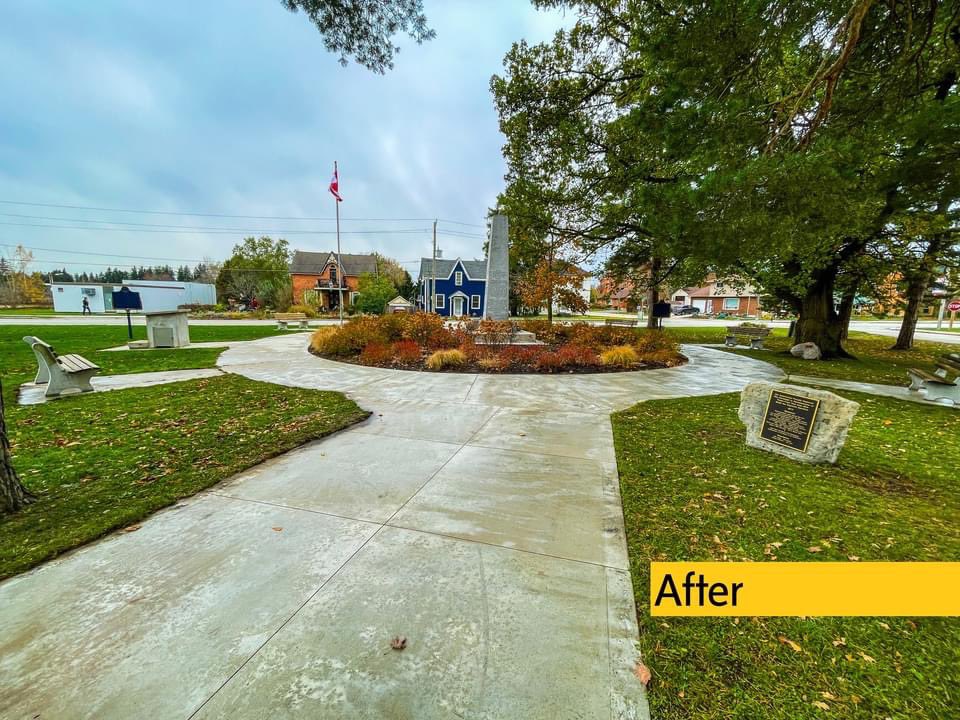 sgmcnabb's tweet photo. I recently volunteered to clean the local cenotaph and surrounding area, the results are amazing. #LestWeForget #RemembranceDay https://t.co/EXDoeojRPz