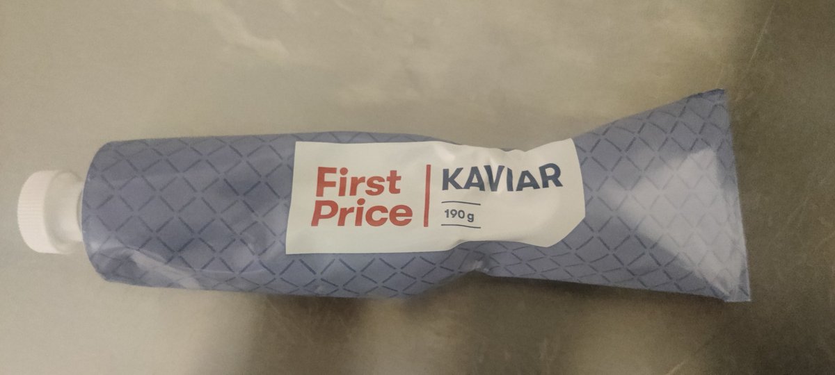 They put caviar with a K in toothpaste tubes here in Oslo and I'm all for it